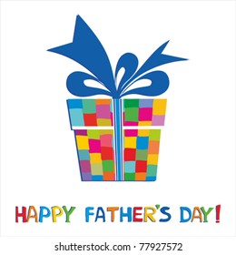 happy father's day greeting card