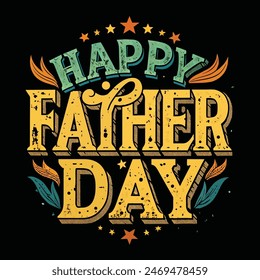 Happy Father's Day greeting design