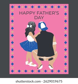 Happy Father's Day Greeting Design