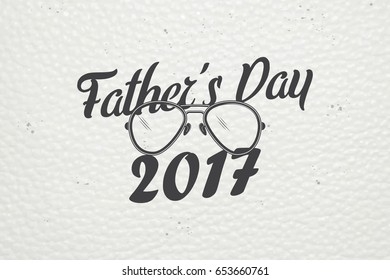 Happy Father's Day greeting. Detailed elements. Old retro vintage. Typographic labels, stickers, logos and badges. Flat vector illustration