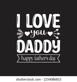Happy Fathers Day hand-drawn, vector 
 design, father's day typographic t shirt