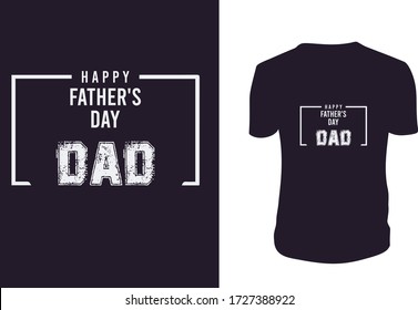 Happy Father's Day holiday. Illustration with phrase can be used to design of greeting cards and sites, printing on T-shirts, cups, etc.