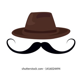 happy fathers day icon vector ilustrate