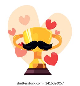 happy fathers day icon vector ilustrate
