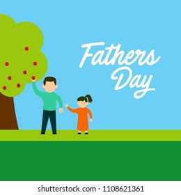 Happy Father's Day Illustration