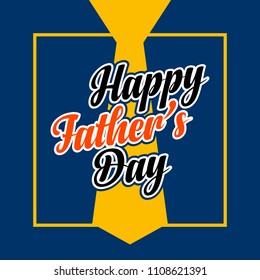 Happy Father's Day Illustration