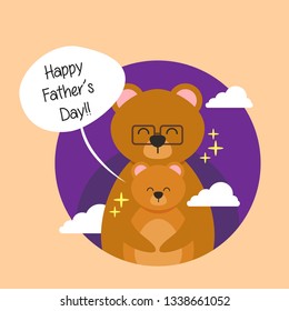 Happy Father's Day Illustration