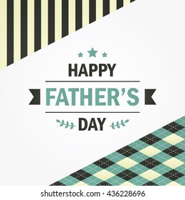 Happy Father's day illustration.