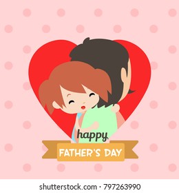 Happy Father's Day Illustration