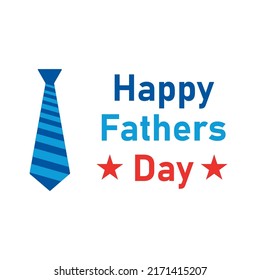Happy fathers day illustration design