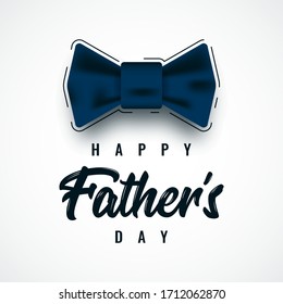 Happy Fathers Day illustration template design. Vector eps 10