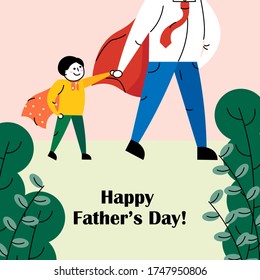 Happy Father's Day Illustration Vector