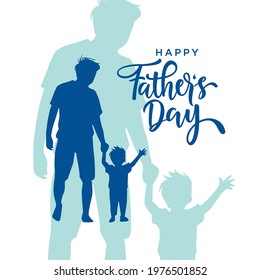 Happy Father's Day illustration vector graphic of good for greeting card, sale, typography, Background. Fathers day holiday