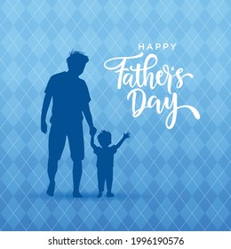 Happy Father's Day illustration vector graphic of good for greeting card, sale, typography, Background. Fathers day holiday