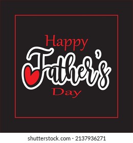 Happy Father's Day Illustration  Vector