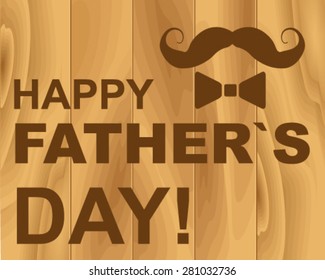 Happy fathers day. Illustration in vector format