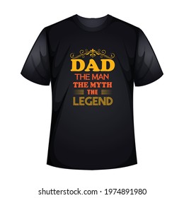 happy fathers day international fathers day vector Tshirt design.