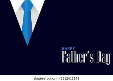 happy father's day jacket and tie concept design
