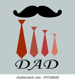 happy father's day, June sixteen, vector