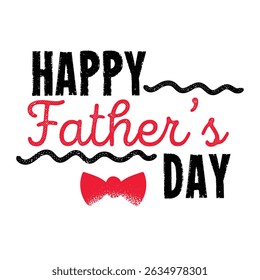 Happy fathers day label typography text silhouette icon vector illustration design on white background