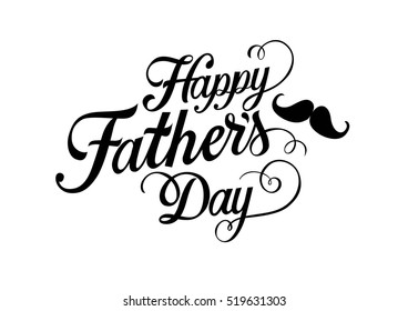 Happy Fathers Day Lettering Images Stock Photos Vectors Shutterstock