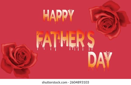 Happy fathers day. Lettering. Holiday calligraphy text
