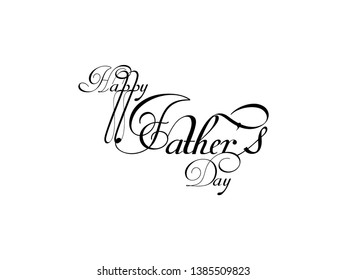 Happy father`s day lettering typography.
Happy Fathers Day calligraphy banner,card. Best father ever typography.