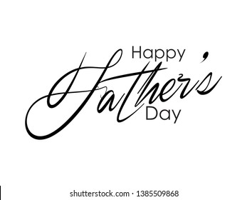 Happy father`s day lettering typography.
Happy Fathers Day calligraphy banner,card. Best father ever typography.