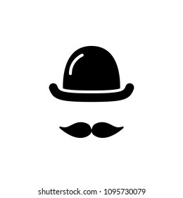 happy fathers day letters emblem and related icons image vector illustration design
