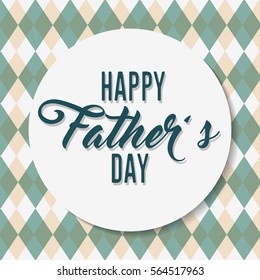 happy fathers day letters emblem and related icons image vector illustration design 