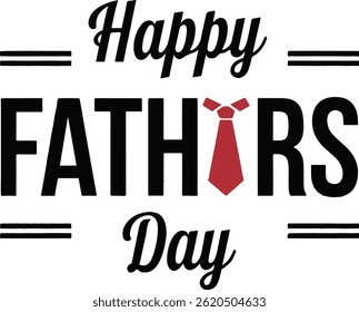 Happy fathers day logo badge sticker vector on white background