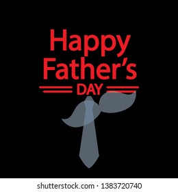 happy father's day logo design vector