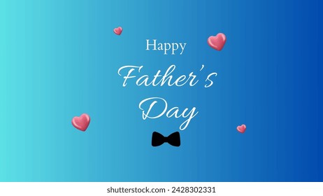 Happy Fathers Day Magnificent and fabulous typography banner. Father's day sale promotion calligraphy poster  Vector illustration.