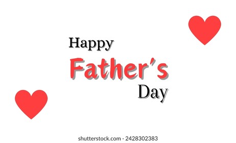 Happy Fathers Day Magnificent and fabulous typography banner. Father's day sale promotion calligraphy poster  Vector illustration.