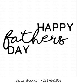 Happy Fathers Day Minimal Post Card Graphic Calligraphy and Background with different names for fathers papa baba vater papi abba fathers day