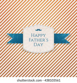 Happy Fathers Day modern graphic Badge