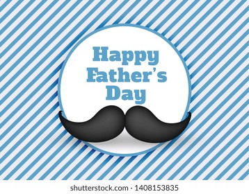 happy fathers day mustache background