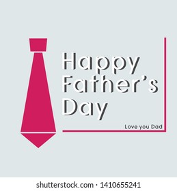 happy fathers day pink love you dad
