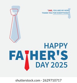 Happy Father's Day Post Design