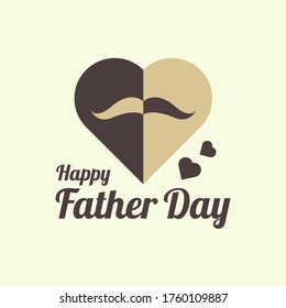 Happy Father's Day poster or banner template. Greetings and presents for Father's Day in flat lay styling.Promotion and shopping template for love dad