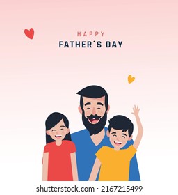 Happy Father's day poster, Banner.Father's day.