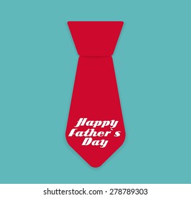 Happy Father`s Day Poster Card Vector Illustration EPS10