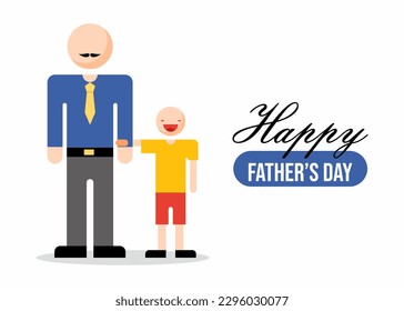 Happy father's day poster design