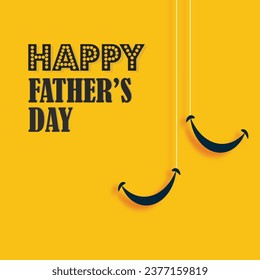 Happy father's day - Quote beautiful vector illustration