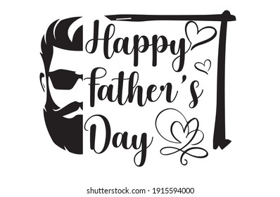 Happy Father's Day - Quote Symbol background vector illustration