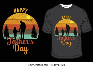 Happy Father's day quote.Happy father's day t-shirt.dad t shirt vector. fatherhood gift shirt design.