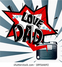 Happy father's day with radio
