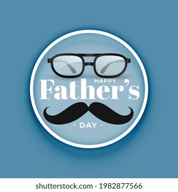 happy fathers day realistic background