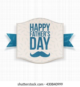 Happy Fathers Day realistic Banner