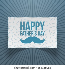 Happy Fathers Day realistic festive Banner